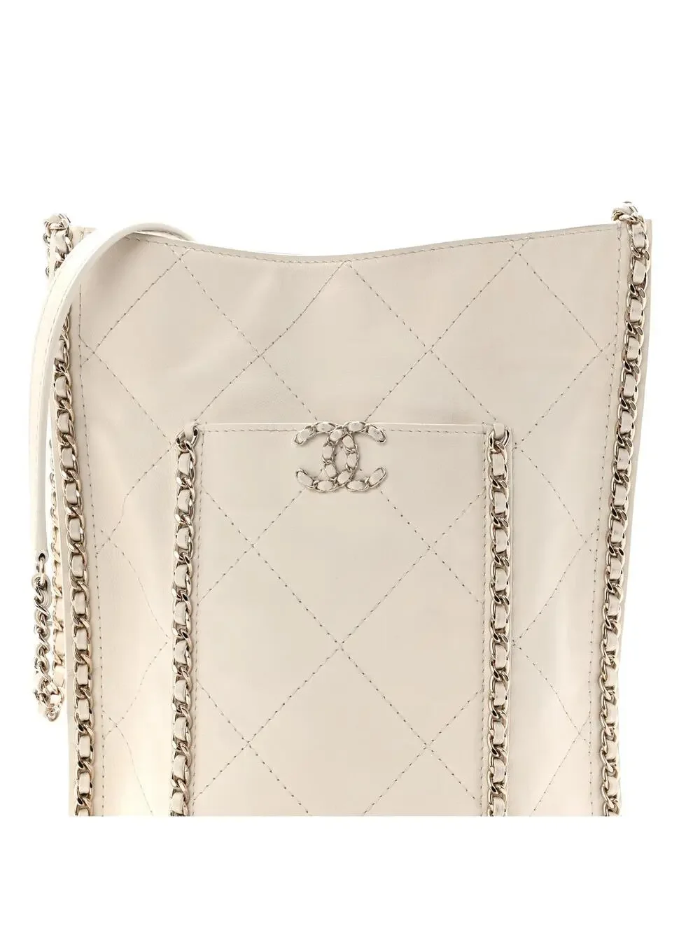 Chanel Calfskin Quilted Fringe Small #295680C39B